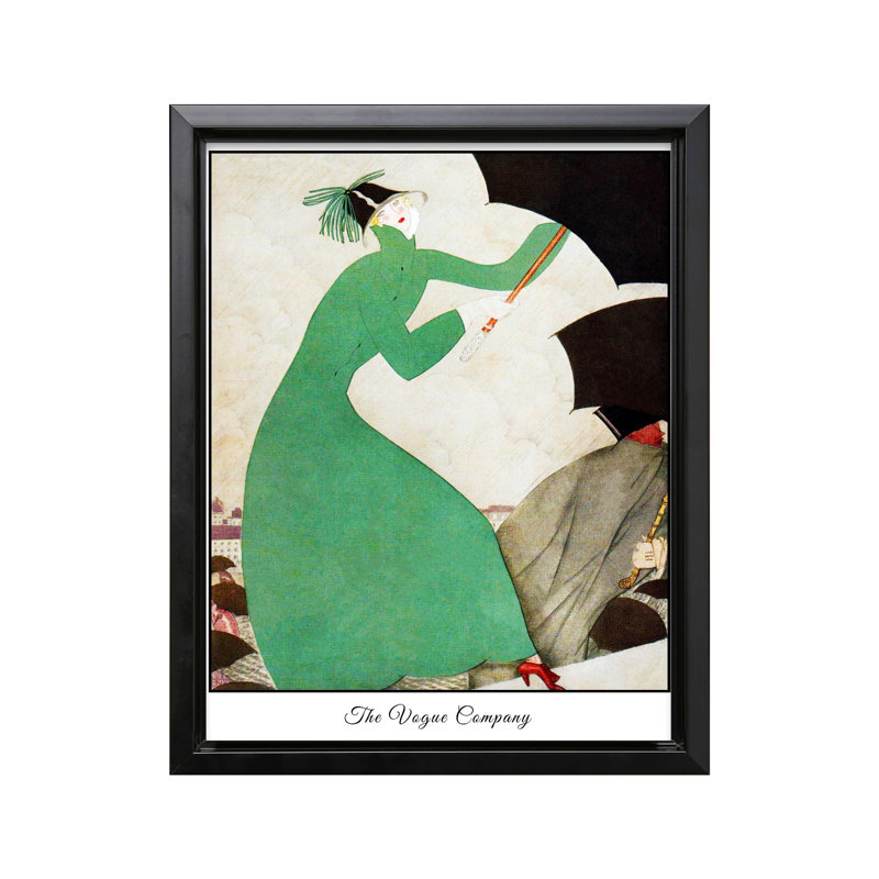 Les premières ouvertures de Paris, Black Framed, Canvas, 11"H x 14"W