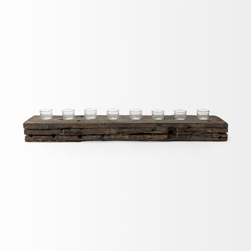 Lakara Wood Votive Holder