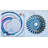Curameng Weather Resistant Metal Abstract Rotator