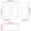 Vidaxl Kitchen Wall Cabinet Sonoma Oak 60 X 31 X 80 Cm Engineered Wood-121218133-121218125