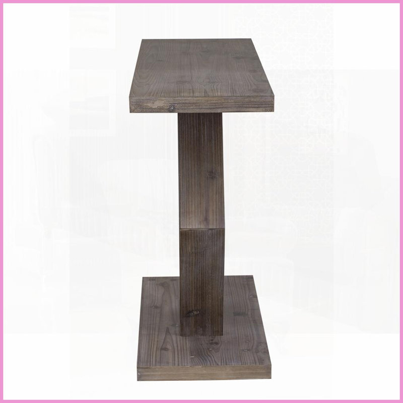 Table basse Hollow Hexagon Conception stable, Brun