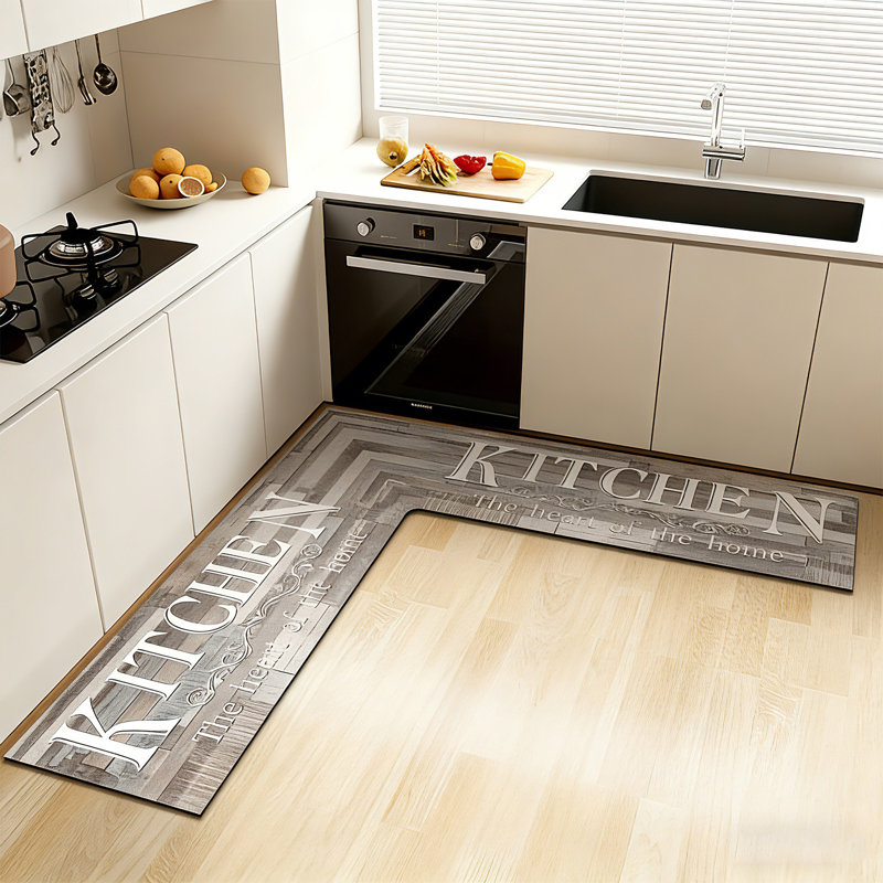 Tapis de cuisine 47,2 po, Grey