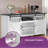 Doty Farmhouse TV Stand with Power Outlet Glass Doors-806780108
