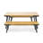 1 DINING TABLE+2 DINING BENCHES