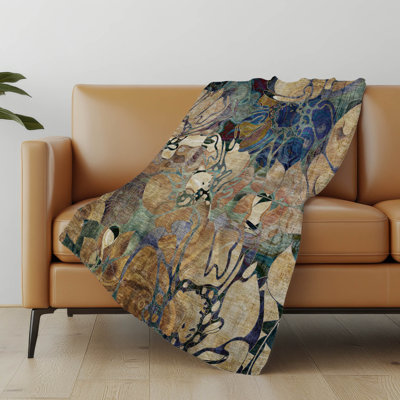 Jeté en sherpa floral Addison
