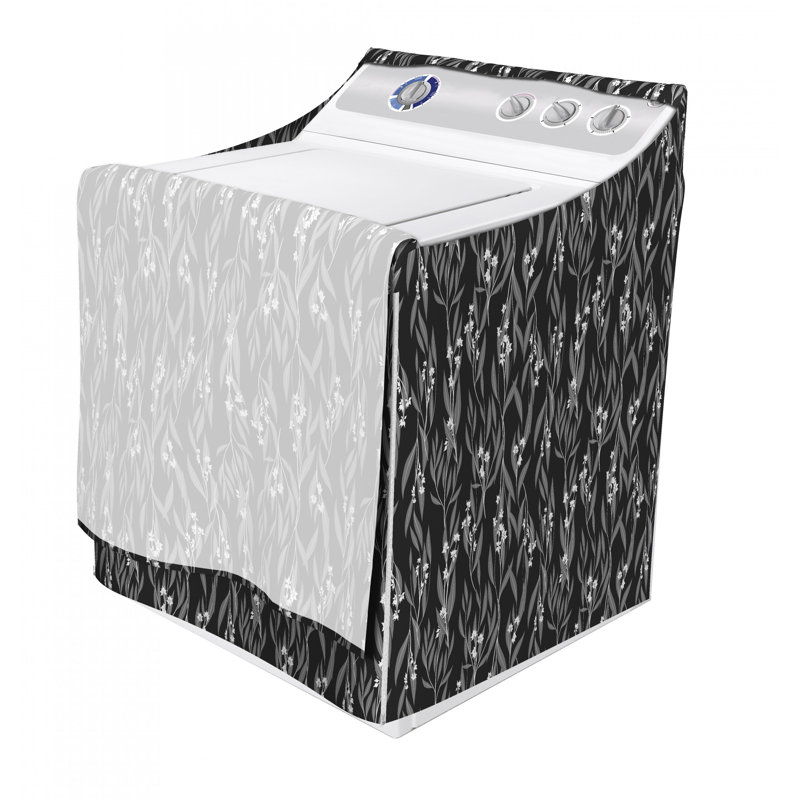 Housse pour laveuse de couleur bleu poussiéreux