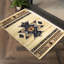 Tapis en polypropylène crème, 7 pi 10 po X 3 po, zone de conception crème,-51848116