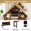 Bureau de coin Sadle-Rose