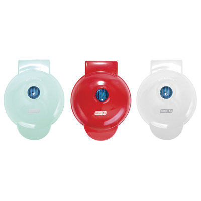 Dash 3 Standard Waffle Maker Set In Red;white;blue
