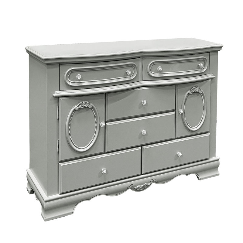 Commode 6 tiroirs Sauval, Gris