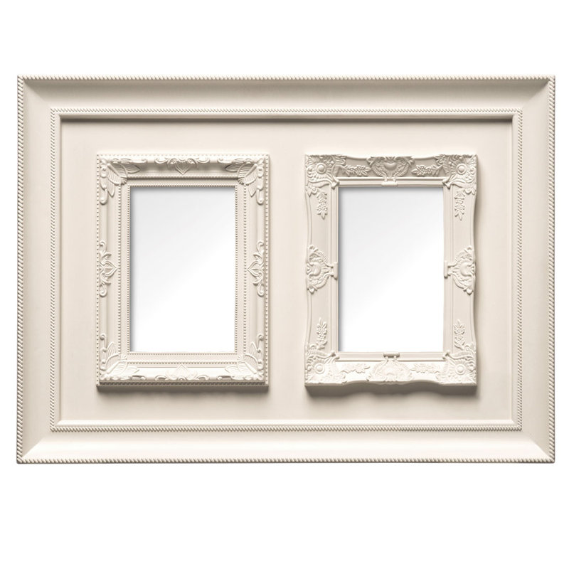 Alasdair Embossed Picture Frame, Cream