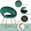 Fauteuil rembourré en velours-27919517