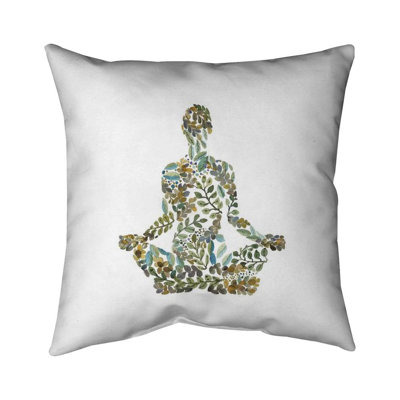 Zen attitude - 16"x16" Throw pillow - Poly twill - Print on demand