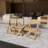 Hips Outdoor Bistro Set, Foldable Small Table And Chair Set-1679479824