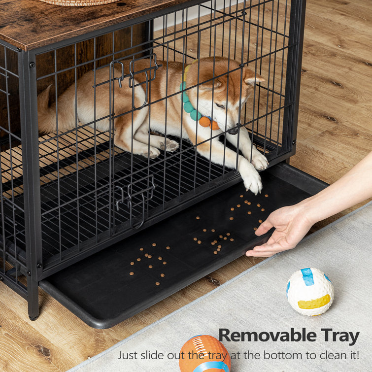 Tucker Murphy Pet Adrihana Pet Crate Size: 34.46 H x 42.52 W x 29.92 D DAD221B022614557ADF472F5958CE9E2