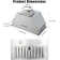 20" 600 CFM Convertible Insert Range Hood in Silver