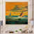 Toile naturelle avec cadre flottant