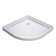 Prime 36" W x 36" D x 74.75" H Semi-Frameless Round Sliding Shower Enclosure with Base Included