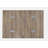 Benkley Contemporary Rectangular 24"H End Table in Weathered Oak and Chrome