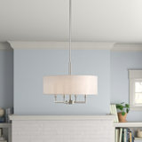 Flaire 4 - Light Dimmable Drum Chandelier