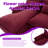 U-Shaped Cloud Sectional Sofa with Double Chaise, Chenille Fabric 8-Pillow Sofa-1673556818