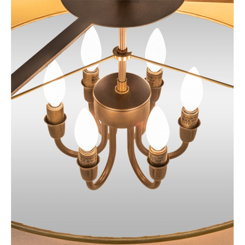 Penelope 6 - Light Semi Flush Mount