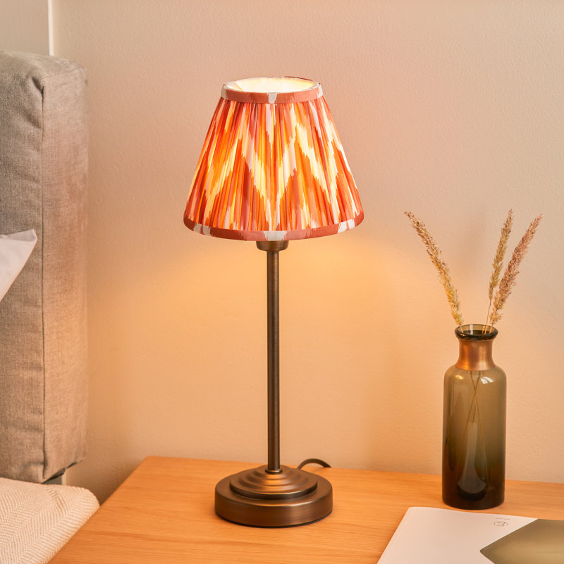 Rory Table Lamp 16cm Shade, Orange