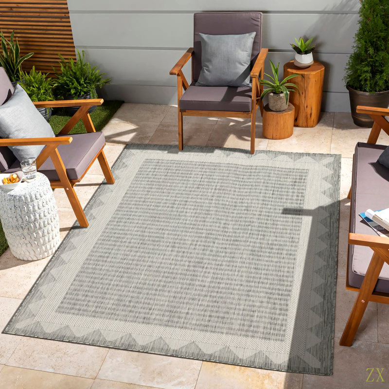Sunshine GC_HAR2015  7 Ft. 10 In. X 10 Ft. 3 In. Indoor/Outdoor Area Rug, Rectangle 7'10" x 10'3"