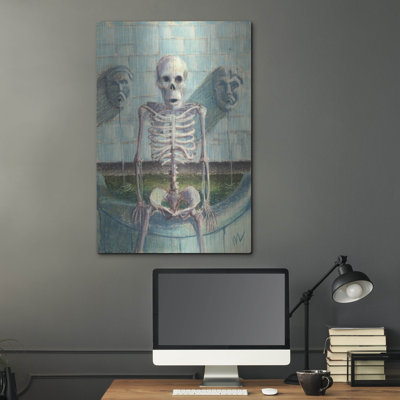 "Look Im The Fountainhead" par Marie Marfia Fine Art