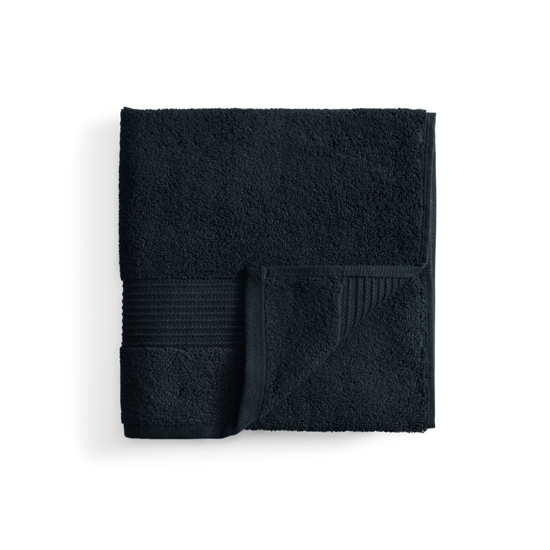 Solid Towel Set, Black