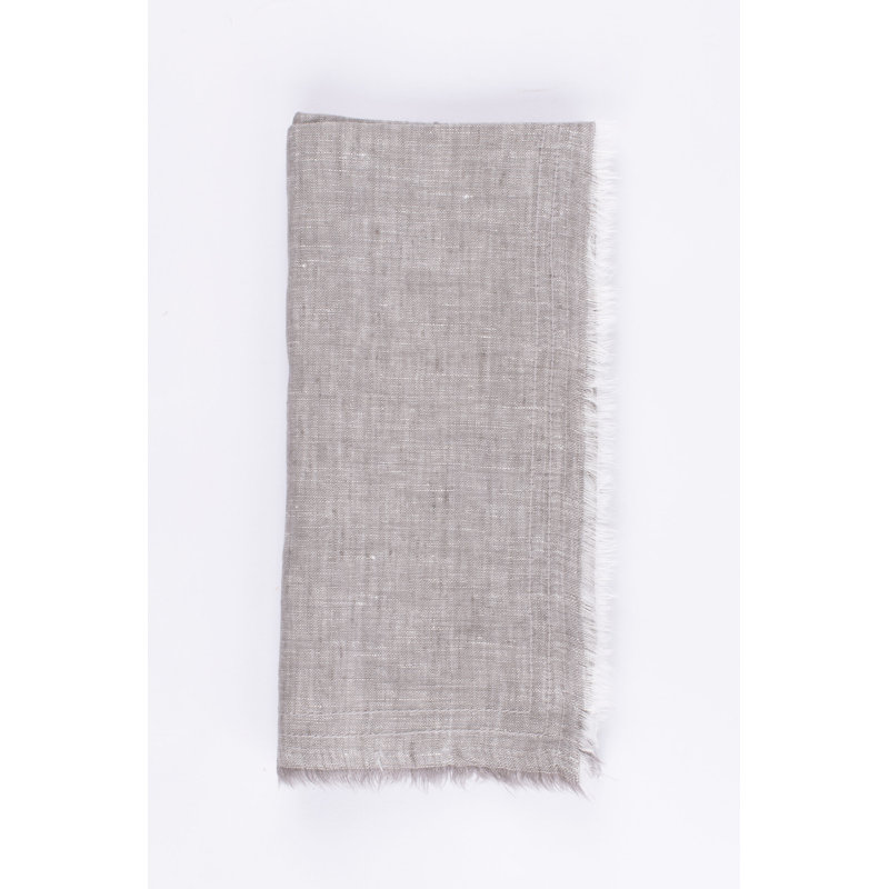 Linen Dining Linen Set, Gray
