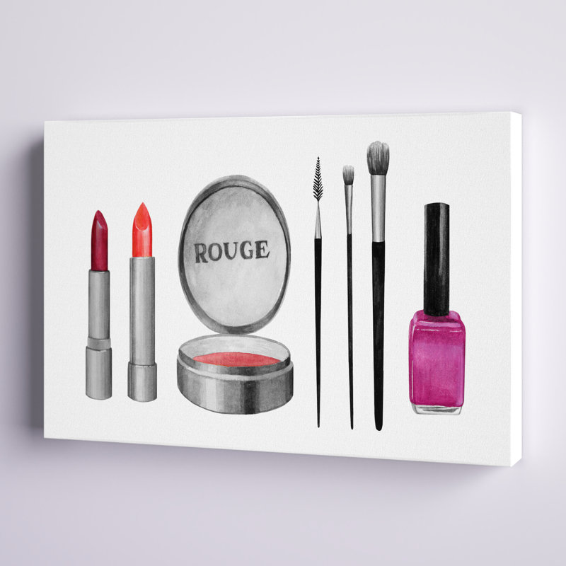 Échantillons de maquillage I, H 8 po x l 12 po x P 1,25 po