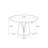 47" Vera Modern Round Dining Table, Sintered Stone Tabletop With Carbon Steel Pedestal Base for Kitchen-90661995-101203445-114647982