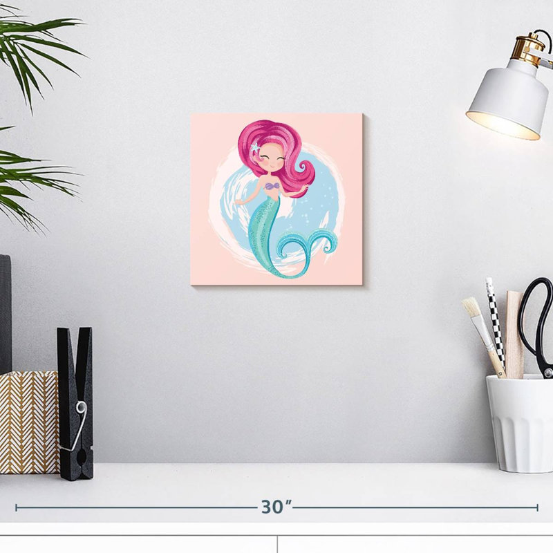 Ashelle, jolie sirène, H 10 po x l 10 po