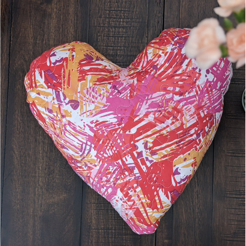 Abstract Reversible Throw Pillow