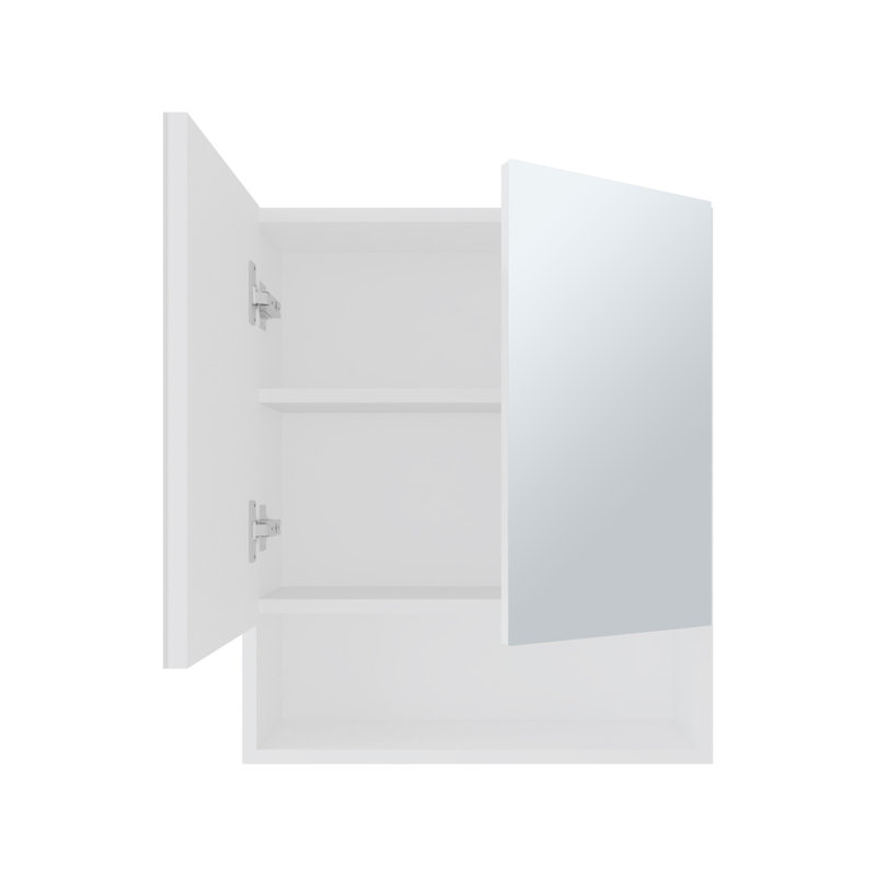 Pharmacie, 2 portes, 3 tablettes, 1 miroir