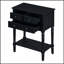 Console étroite, canapé mince avec trois tiroirs de rangement et tablette inférieure pour une vie moderne-793115483