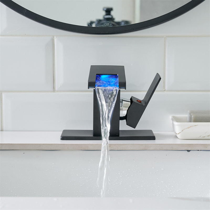 Single-handle Bathroom Faucet, Matte Black