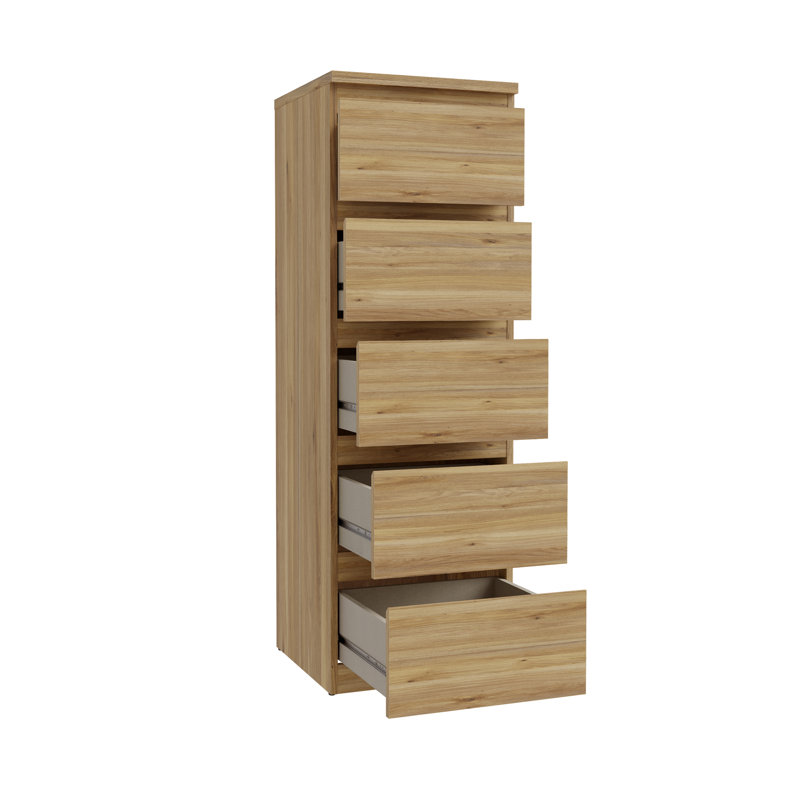 Quaniqua 5 - Drawer Rectangle Accent Chest