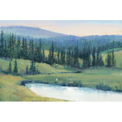 Mountain Retreat II - Wrapped Canvas Print