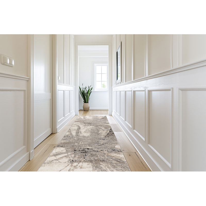 Bhure Abstract Area Rug, Runners 80 x 300 cm