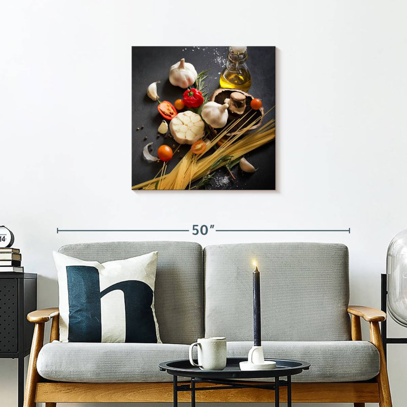 Arney Italian Spaghetti Recipe, 24" H x 24" W