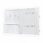 Grand lit escamotable avec placard, blanc-374198908
