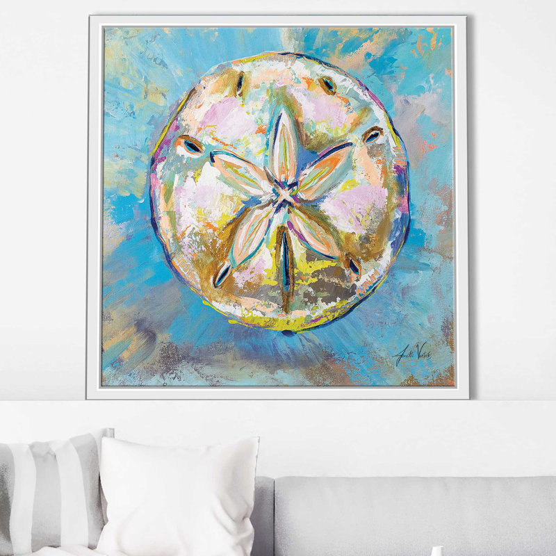 Sand Sand (Square) par Jeanette Vertentes, reproduction, Cadre flottant blanc, H 21,5 po x l 21,5 po x P 2 po