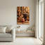 Art mural sur toile "Tambours de terre et masque africain"-805396356