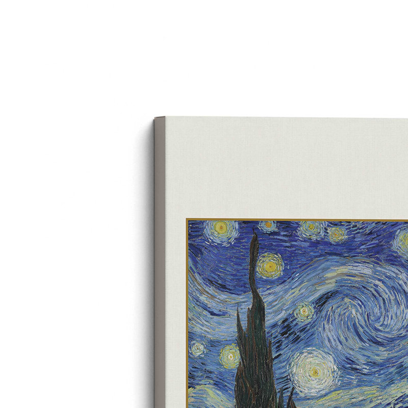 Van Gogh's The Starry Night v3, Toile tendue, H 54 po x l 36 po x P 1,25 po
