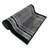 Custom Size Anti-Slip Machine Washable Medium Profile Cut Pile Dot Bordered Gray Runner Rug-1987075951
