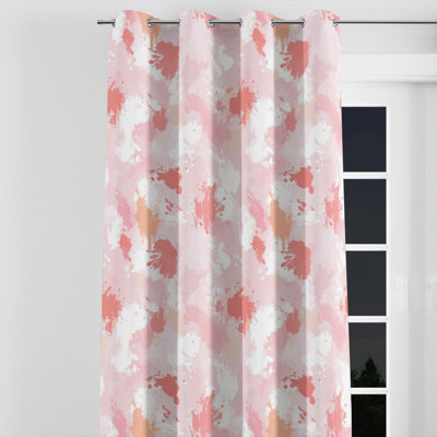 Abstract For Teenagers Room Darkening Curtains - Airy Baja Grommet Curtain - 1 Panel