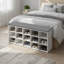 Kiron Upholstered Bench with Cubby