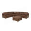 Canapé modulaire en cuir à large assise modulaire-366840449